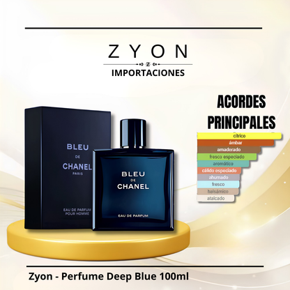 Perfume Deep Blue 100ml | Caballero