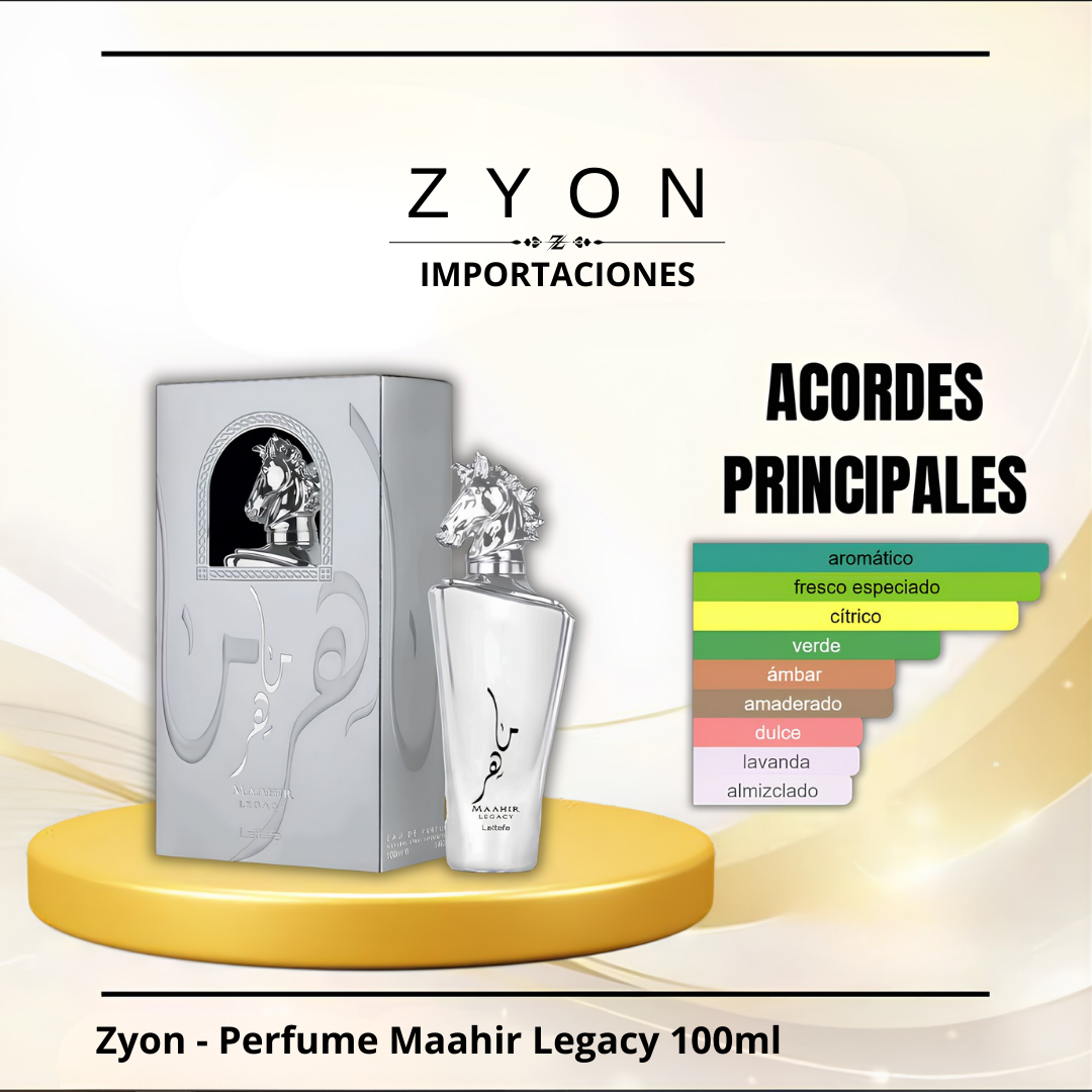 Perfume Maahir Legacy 100ml | Caballero