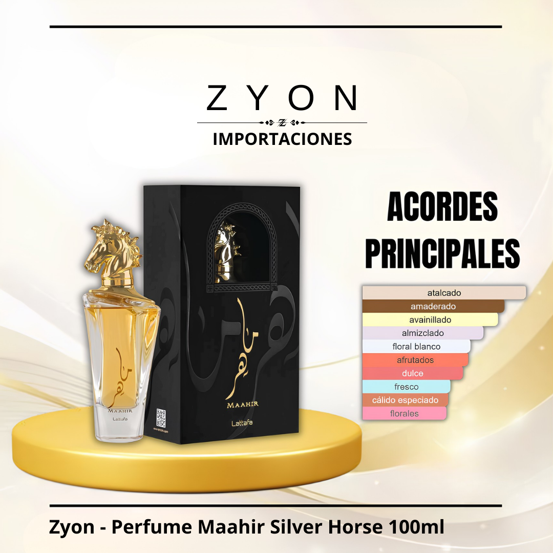 Perfume Maahir Silver Horse 100ml | Caballero