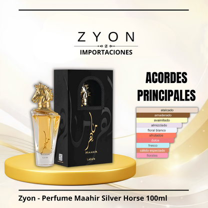 Perfume Maahir Silver Horse 100ml | Caballero