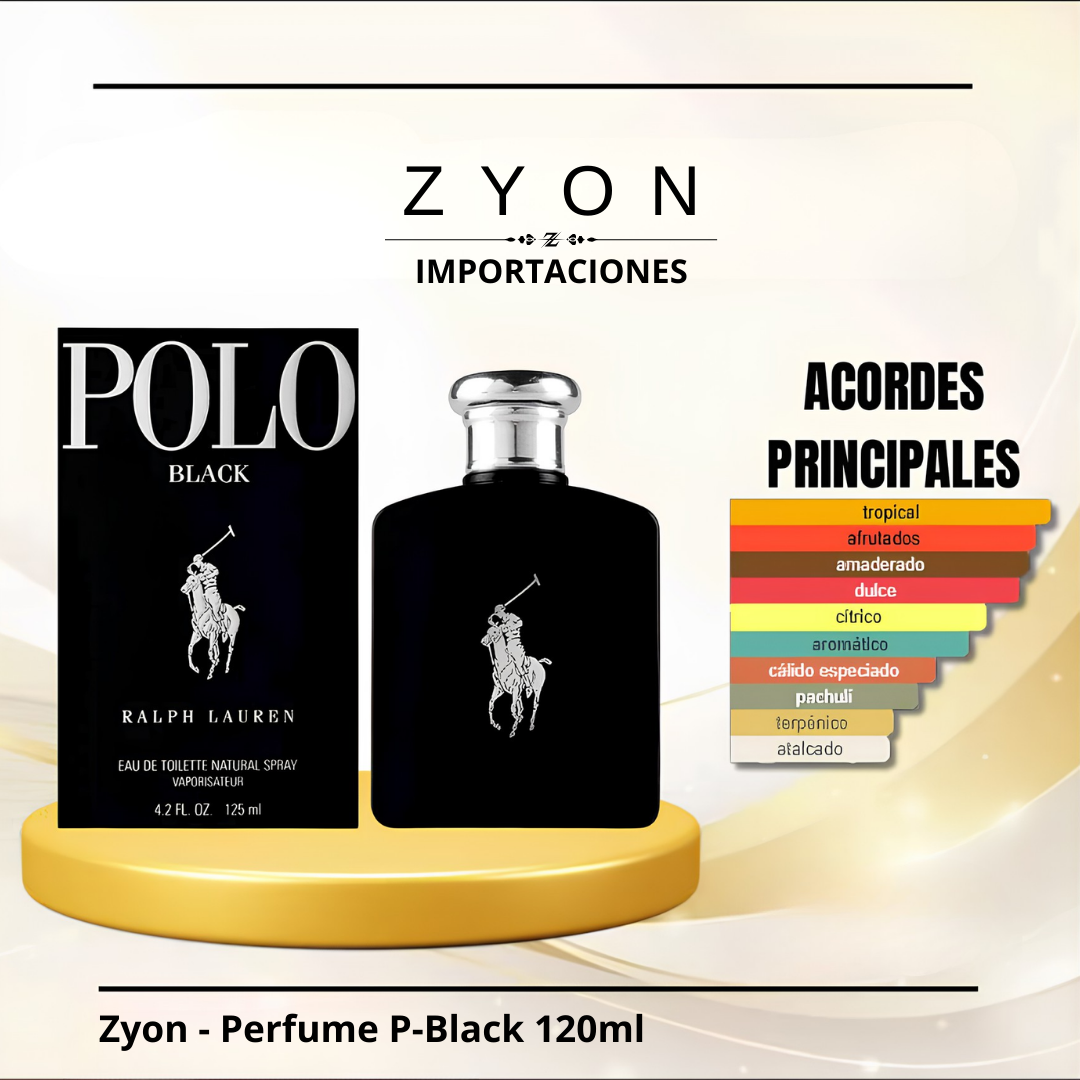 Perfume P-Black 120ml | Caballero