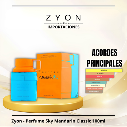 Perfume Sky Mandarin Classic 100ml | Caballero