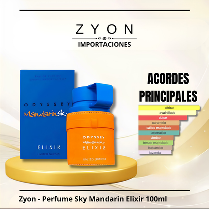 Perfume Sky Mandarin Elixir 100ml | Caballero