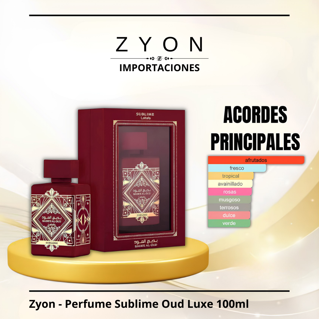 Perfume Sublime Oud Luxe 100ml | Unisex