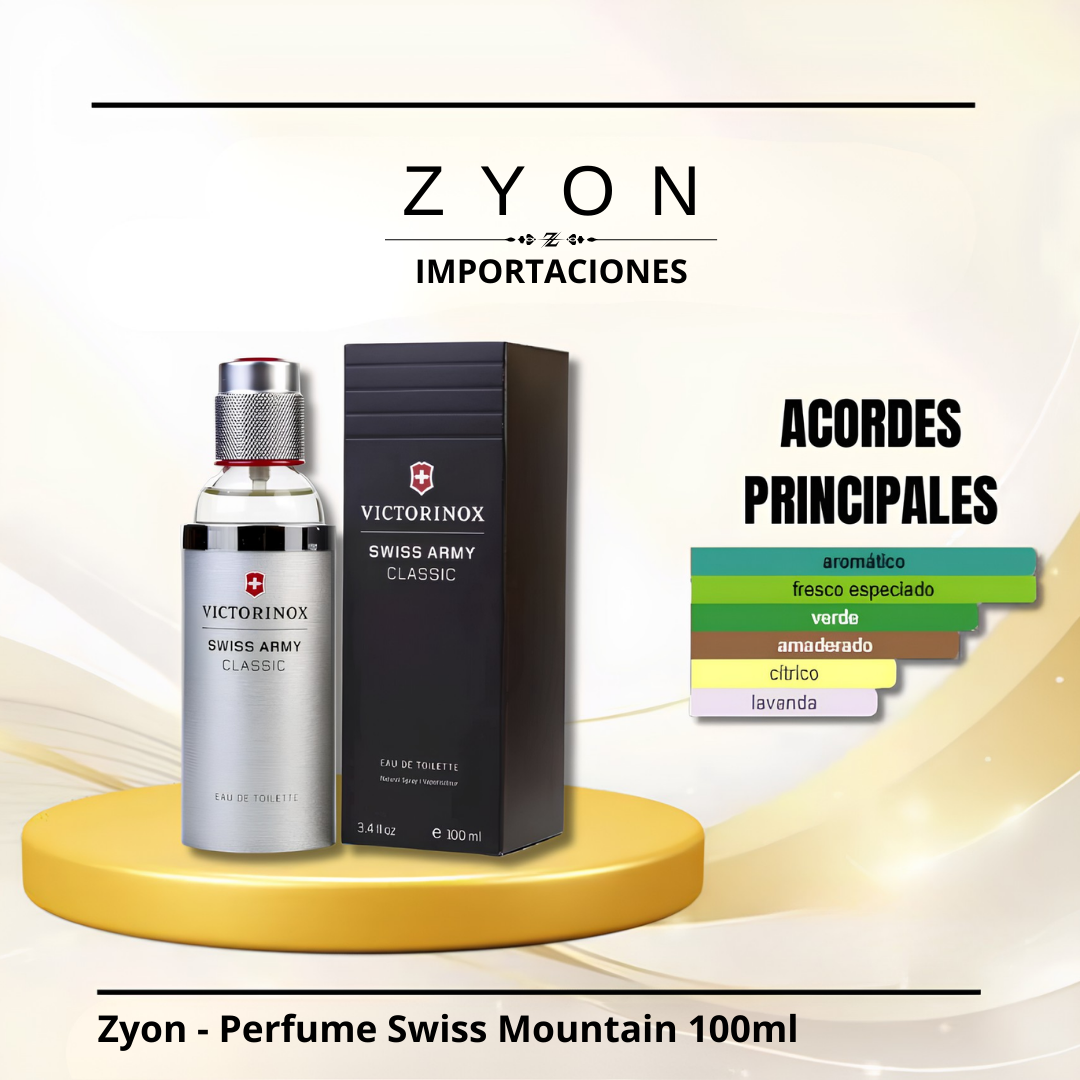 Perfume Swiss Mountain 100ml | Caballero