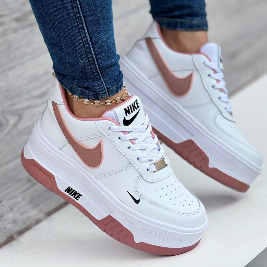 Tenis NK Double Suela Blanco Nude | Dama