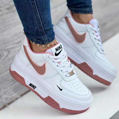 Tenis NK Double Suela Blanco Nude | Dama