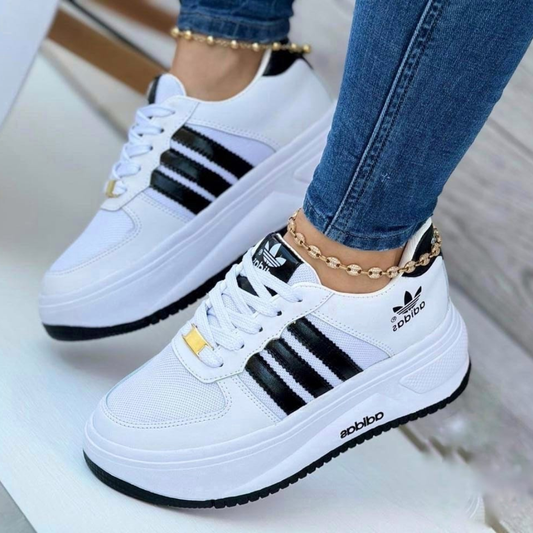 Tenis ADD Diamond Blanco Negro | Dama