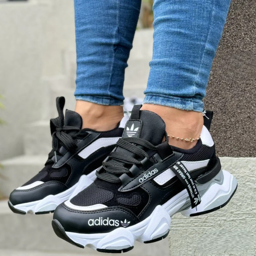 Tenis ADD Fashion Negro Blanco | Dama