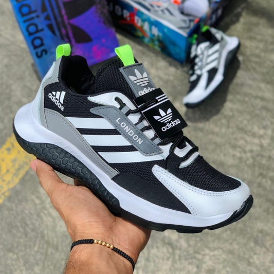 Tenis ADD London Blanco Negro Gris | Caballero