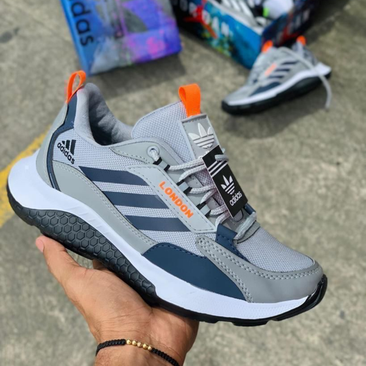 Tenis ADD London Gris Naranja | Caballero