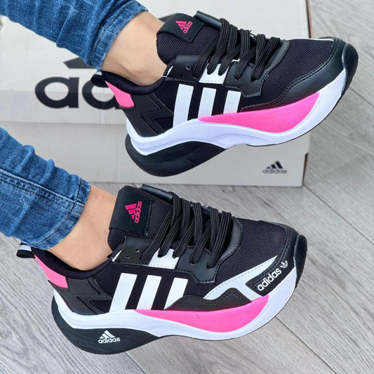 Tenis ADD Bounce 2.0 Negro Rosa | Dama