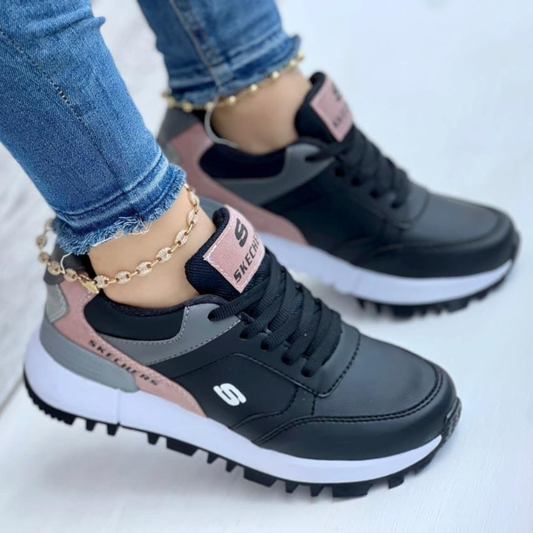 Tenis Skechers Negro | Dama