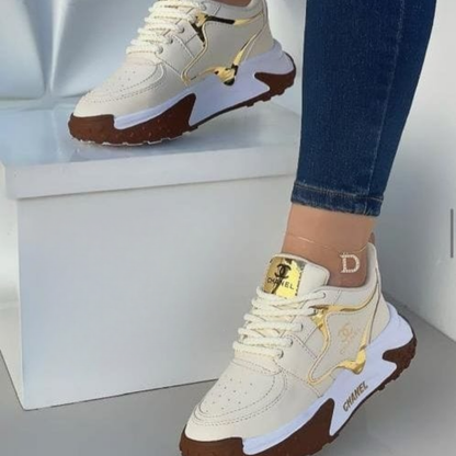 Tenis CHL Beige Dorado | Dama