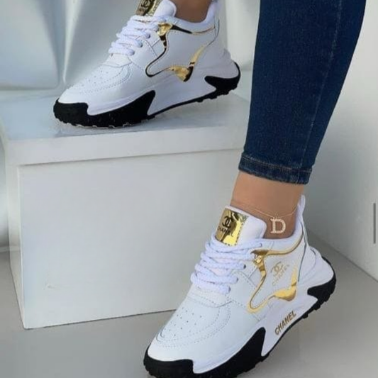 Tenis CHL Blanco Dorado | Dama