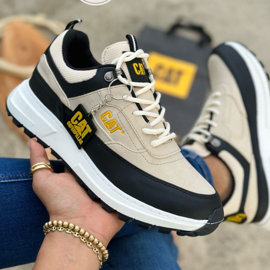 Tenis Cat Casual Beige | Caballero
