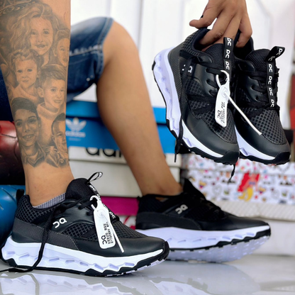 Tenis On Cloud Negro Blanco | Caballero
