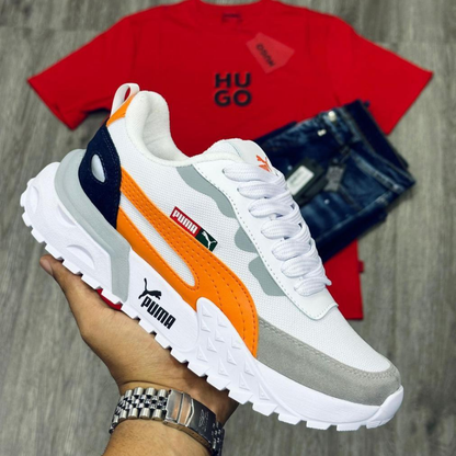 Tenis PM Easy Rider Blanco Naranja | Caballero